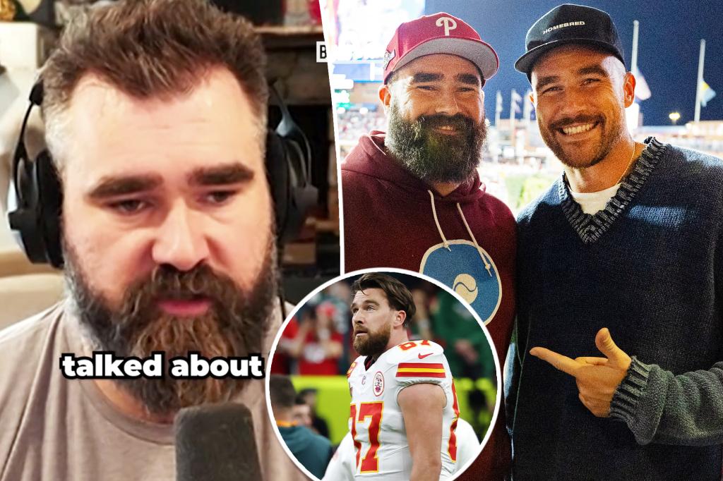 rewrite this title
Jason Kelce says brother Travis already knows ‘in his heart’ whether he will retire as decision looms