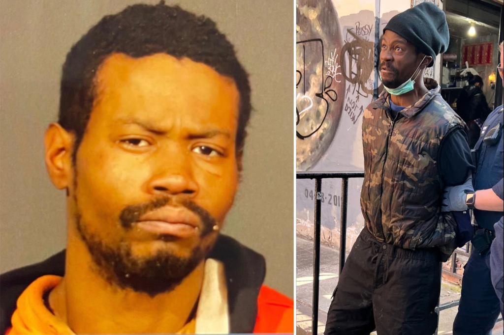 rewrite this title Violent career criminal given $250K bail after he allegedly tried to rape woman on Manhattan subway