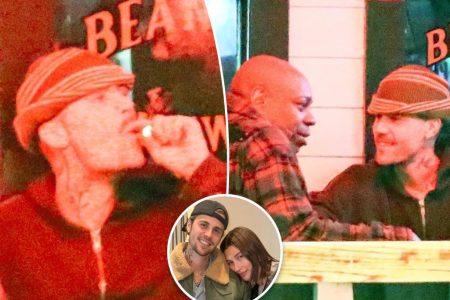 rewrite this title
Justin Bieber has guys’ night out with Dave Chappelle amid marriage woe rumors with wife Hailey