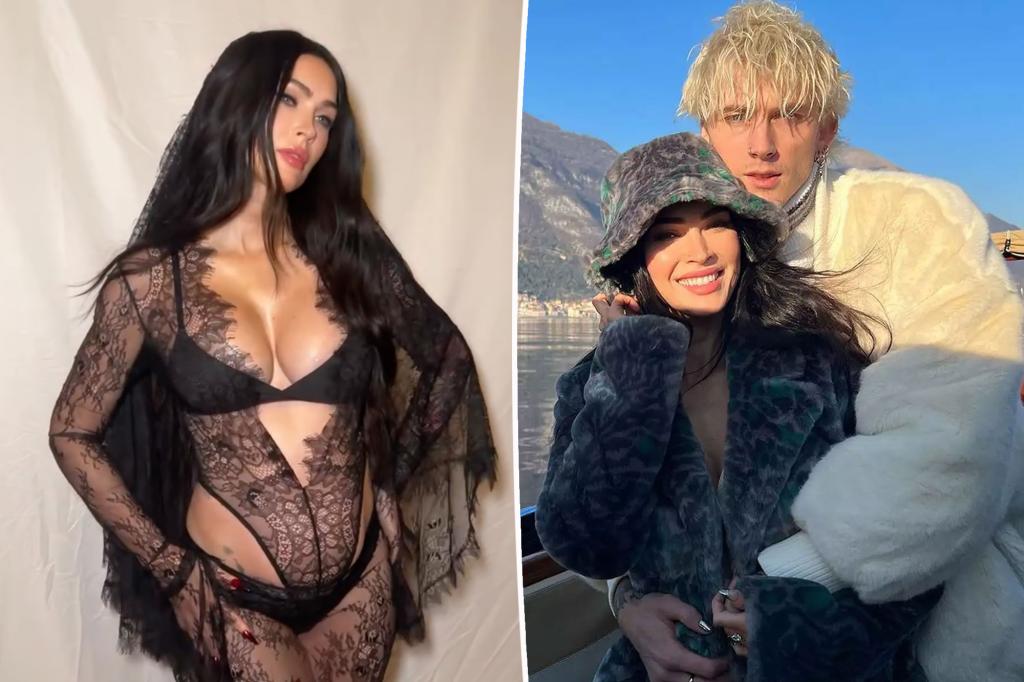 rewrite this title
Who Megan Fox is ‘leaning on’ as baby with ex MGK is due ‘any day now’