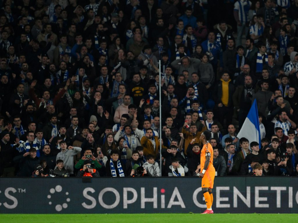 rewrite this title Real Madrid win marred by more racism directed towards Vinicius Junior