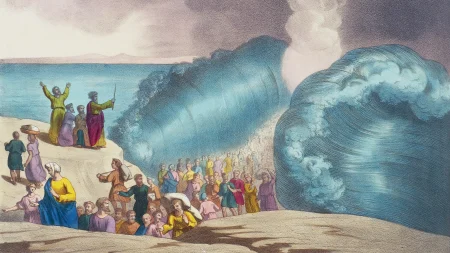 rewrite this title Shocking deep sea discovery made in area where Bible says Moses parted Red Sea