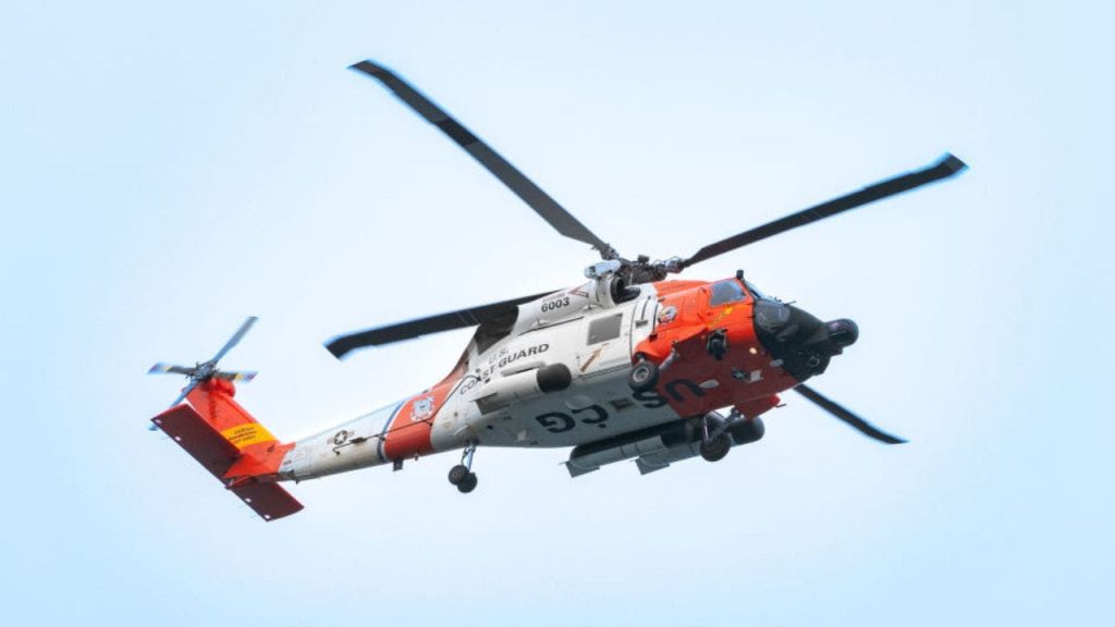 rewrite this title US Coast Guard, New York first responders searching for missing person after boat capsized with six passengers