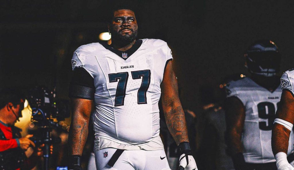 rewrite this title Eagles’ Mekhi Becton on failed Jets tenure: Don’t ‘tear (people) down every day’