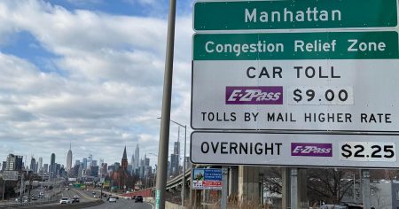 rewrite this title NYC congestion pricing approval pulled by Trump administration, but Hochul and MTA vow to fight
