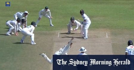 rewrite this title Kuhnemann takes five as Sri Lanka crumbles