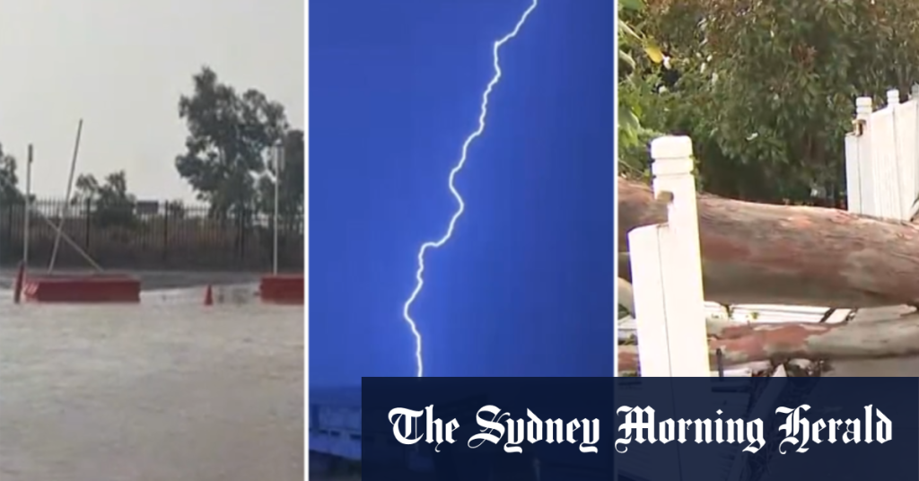 rewrite this title Clean-up underway as ‘dynamic’ storm conditions lash Victoria