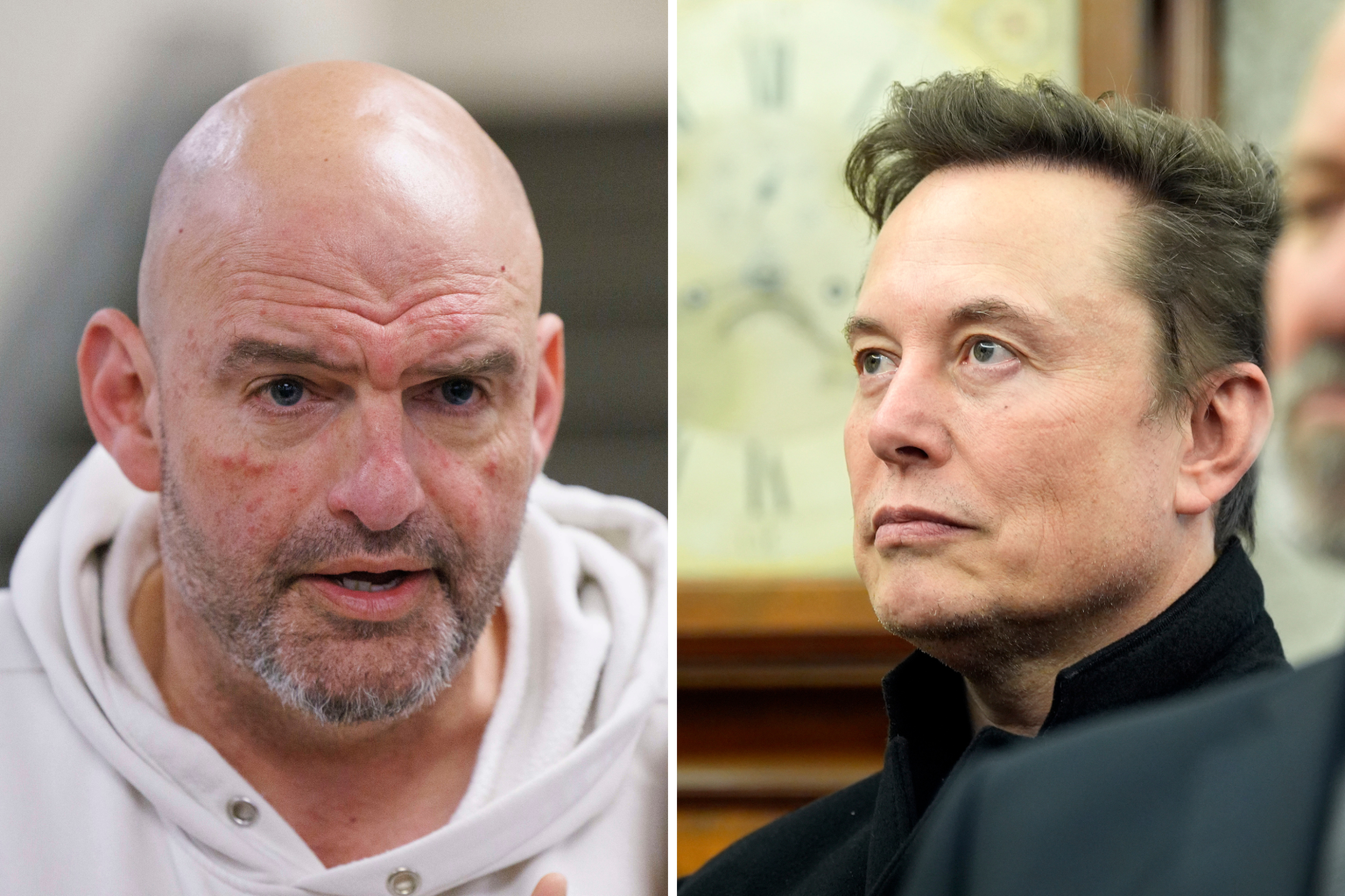 rewrite this title John Fetterman Calls Out Elon Musk After Recent Support for Trump Ally