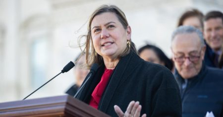 rewrite this title Michigan Sen. Elissa Slotkin to deliver Democratic response to Trump’s joint address to Congress