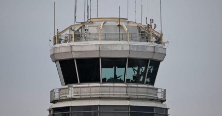 rewrite this title Over 90% of U.S. airport towers are understaffed, data shows