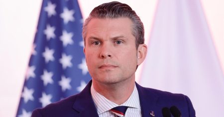 rewrite this title Hegseth wants Pentagon to cut 8% from defense budget for each of the next 5 years