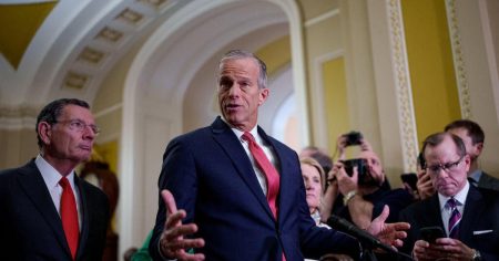 rewrite this title Senate begins marathon “vote-a-rama” on GOP budget plan