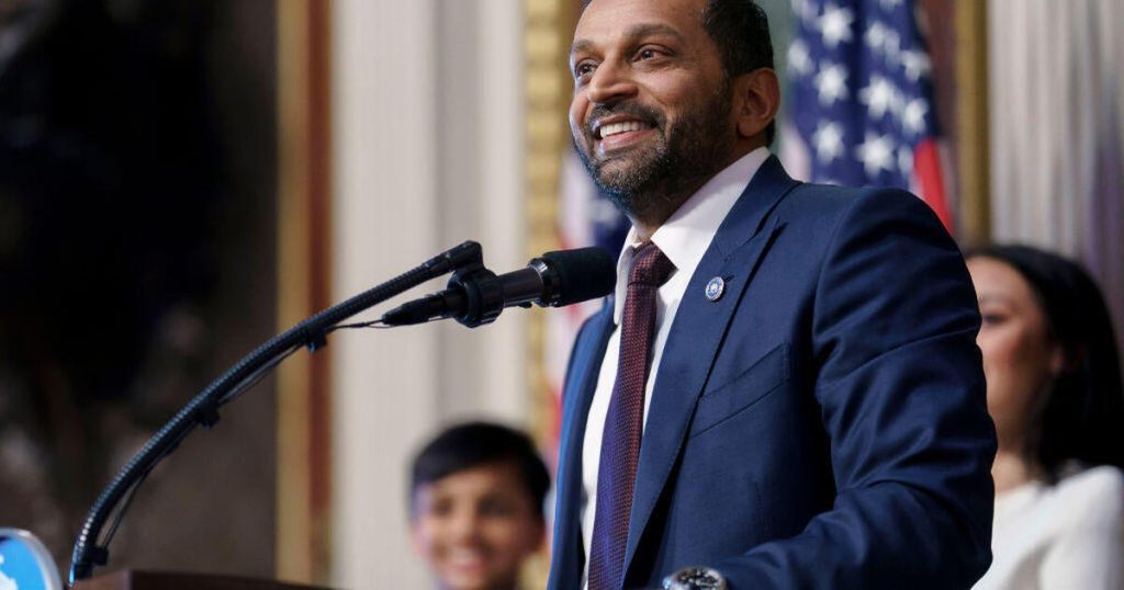 rewrite this title Kash Patel to be named acting ATF chief, sources say