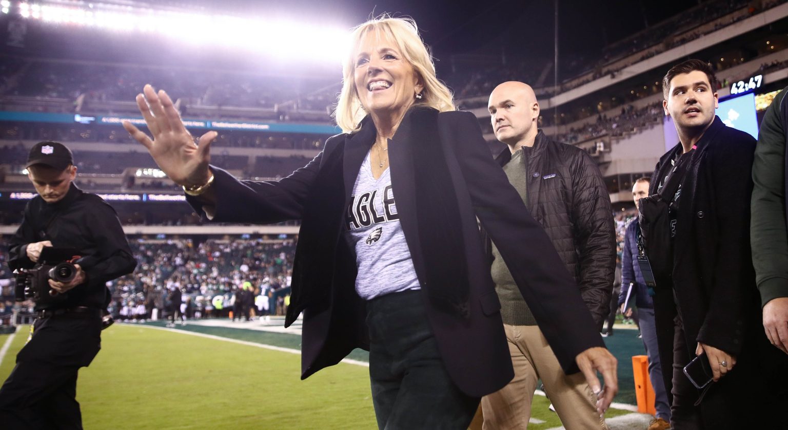 rewrite this title Eagles fan Jill Biden to attend Super Bowl LIX: report