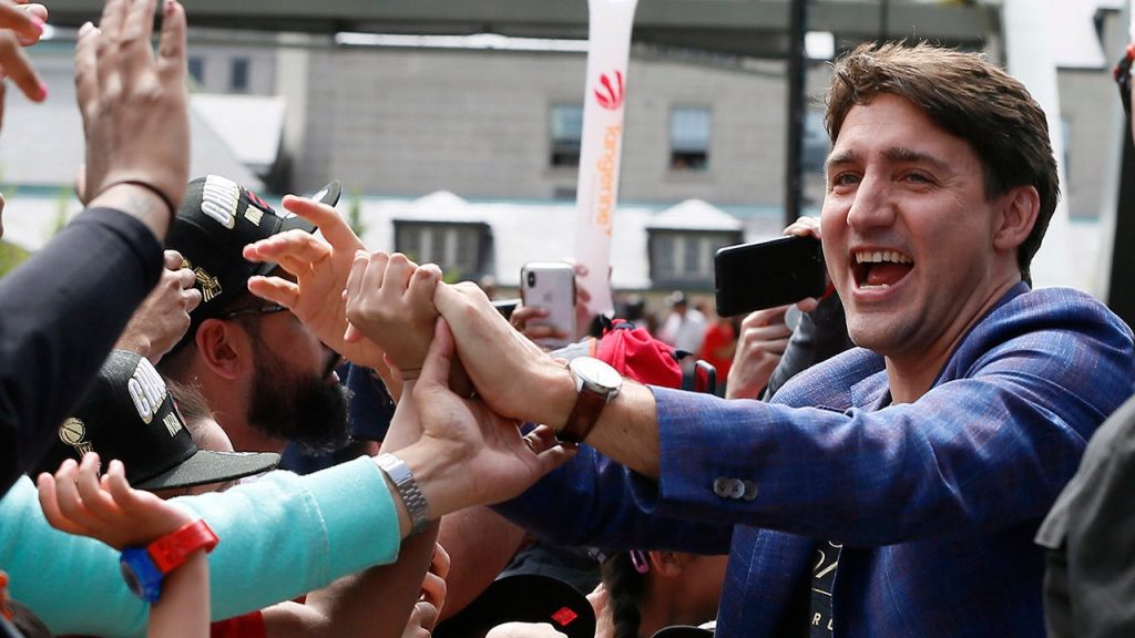 rewrite this title Justin Trudeau sends fiery message to US after Canada's 4 Nations win