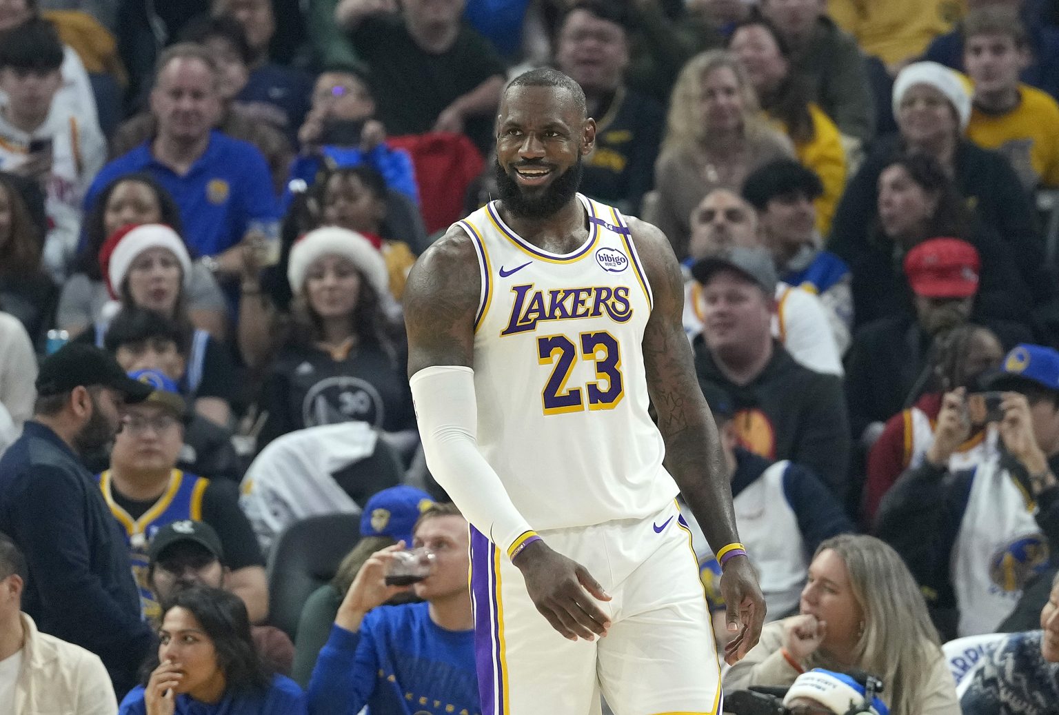 rewrite this title LeBron James Seems to Take Shot at Mavericks Owner Following Wild Luka Doncic Comments
