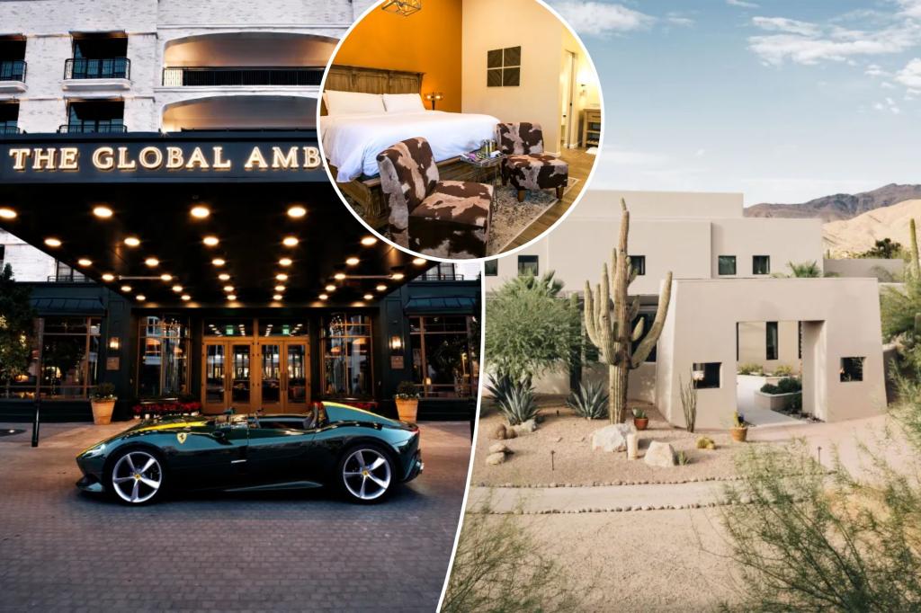 rewrite this title Why wealthy visitors can’t get enough of Arizona’s red-hot hotel scene