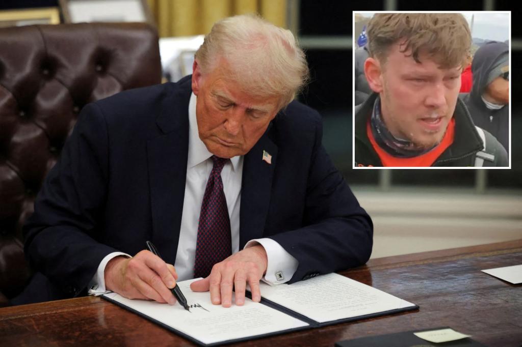 rewrite this title Jan. 6 defendant pardoned by Trump arrested again on 2016 solicitation of a minor charge: ‘Suspected child predator’