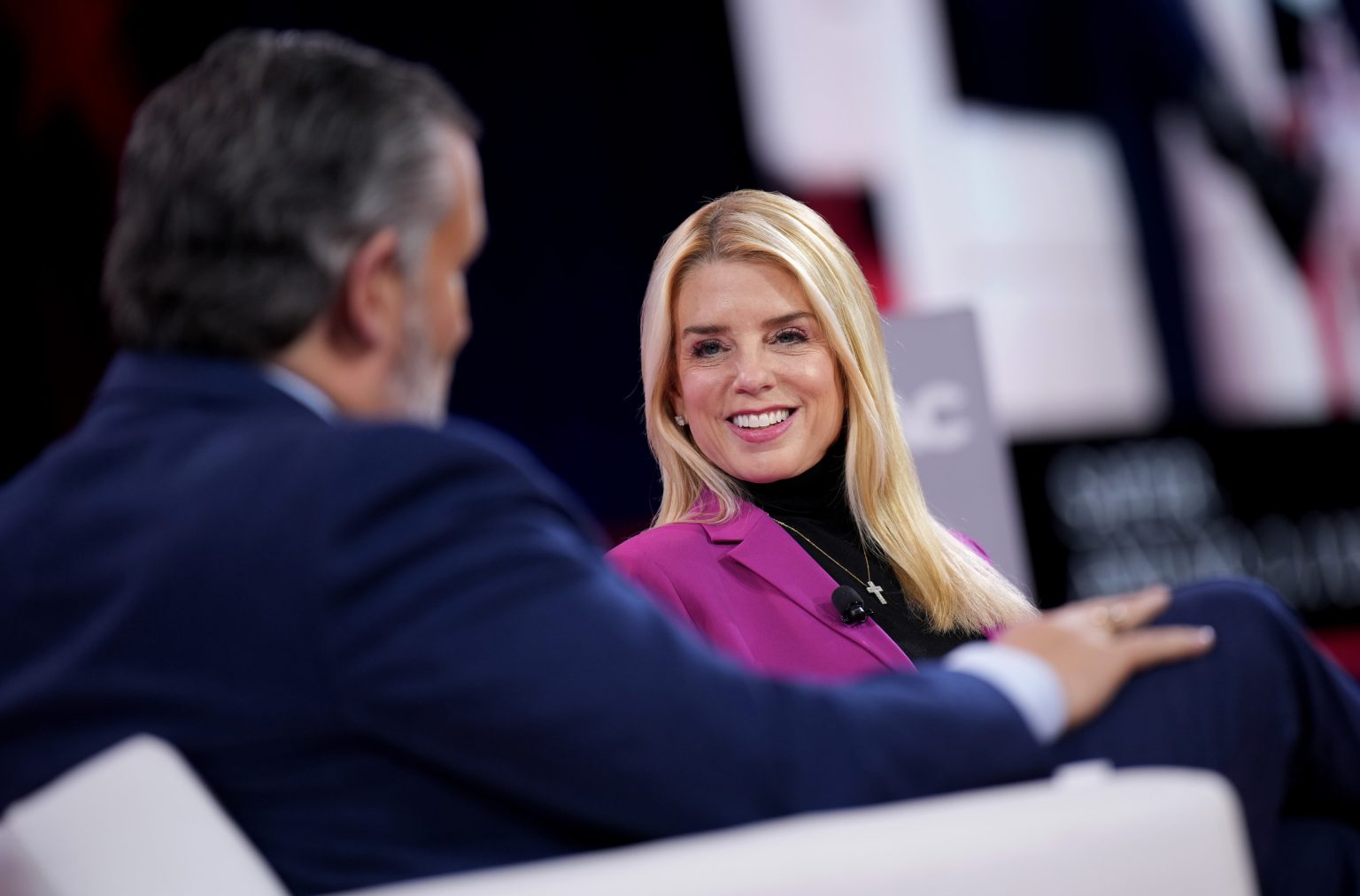 rewrite this title Pam Bondi Reveals DOJ Purge She Made on First Day