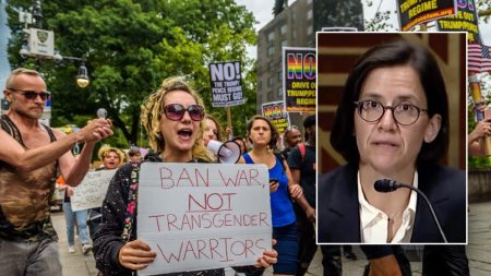 rewrite this title DOJ issues complaint about federal judge’s ‘misconduct’ while presiding over military trans ban court case
