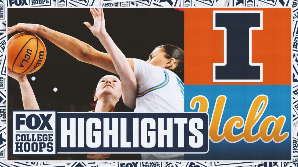 rewrite this title No. 25 Illinois Fighting Illini vs. No. 3 UCLA Bruins Highlights | FOX College Hoops