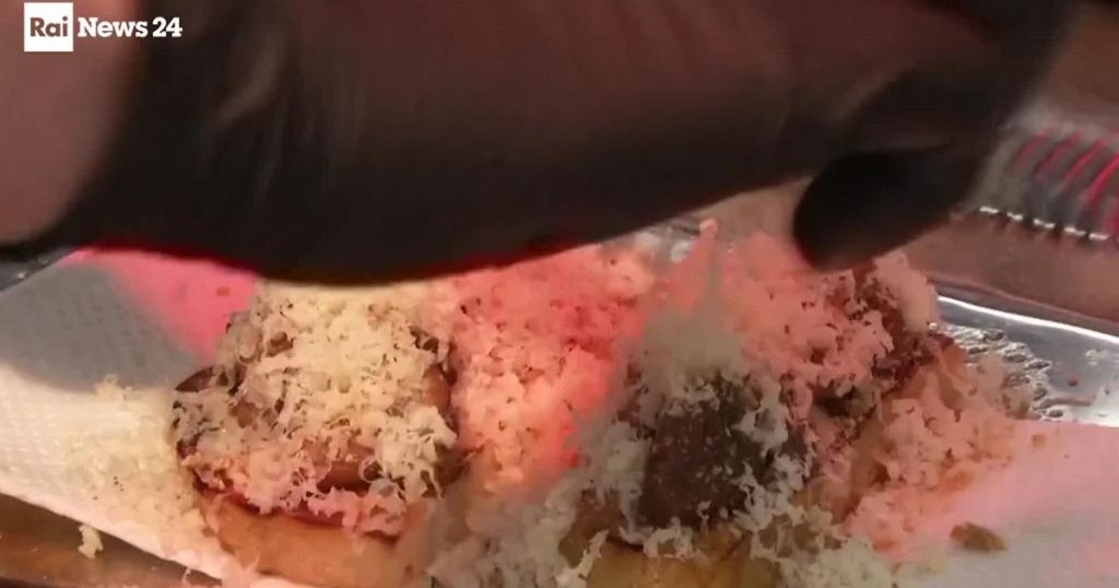 rewrite this title in english menù slow food e brindisi in italiano