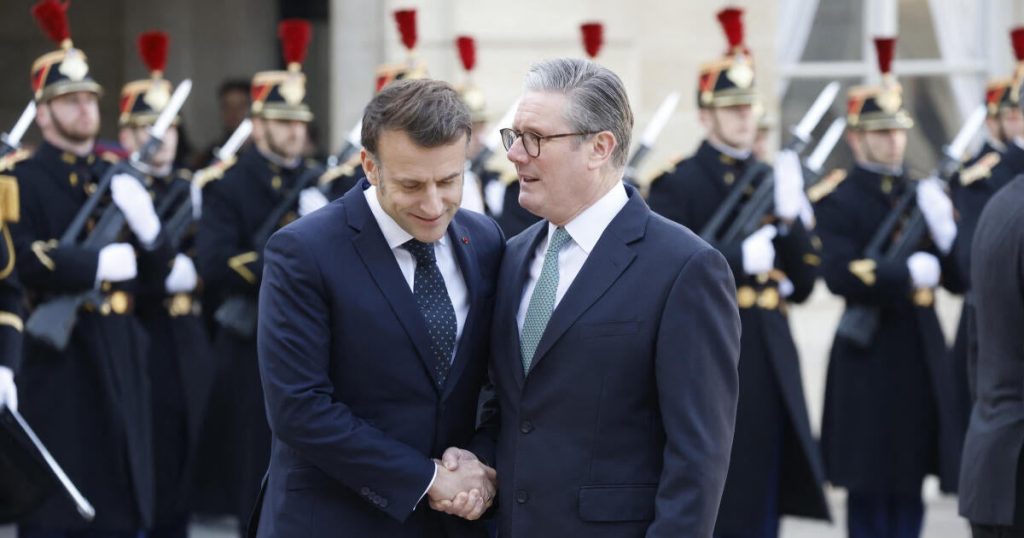 rewrite this title U.K., Sweden say troops could head to post-war Ukraine as Trump fuels a European “collective security” drive