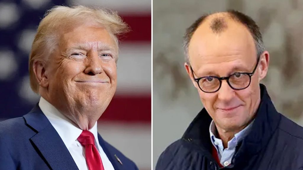 rewrite this title Trump celebrates conservative party win in Germany