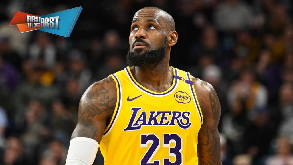 rewrite this title Should LeBron be focused on resting instead of building chemistry with Luka Doncic? | First Things First