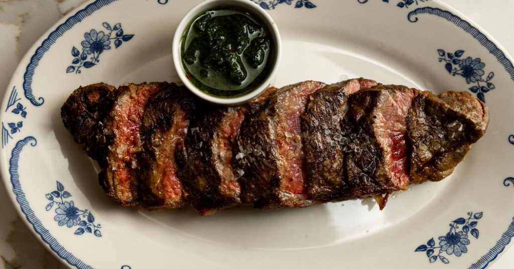 rewrite this title Texas May Rename the New York Strip