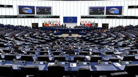 rewrite this title European Parliament mulls seizure of Russian assets to help Ukraine