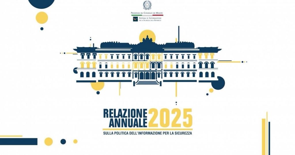 rewrite this title in english Dati e infografiche: la relazione annuale dell’intelligence