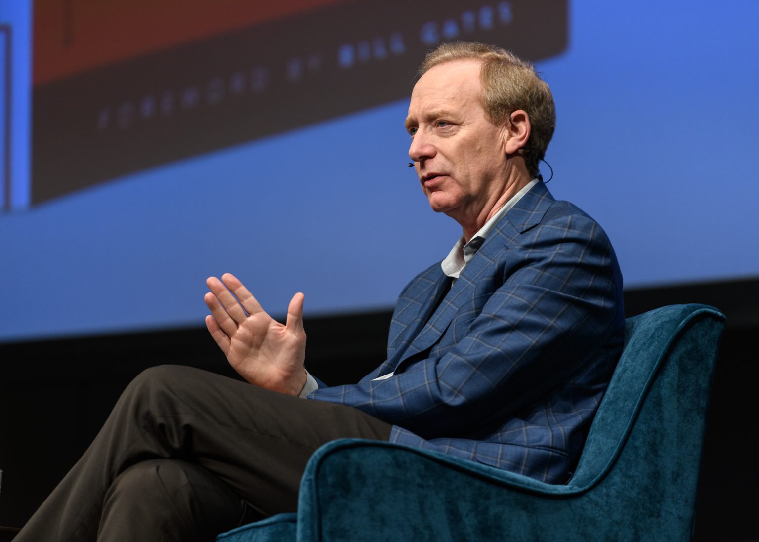 rewrite this title Microsoft asks Trump to loosen chip export limits to avoid giving China an AI advantage