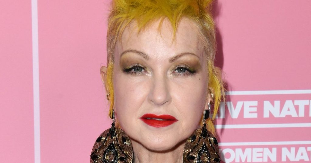 rewrite this title Cyndi Lauper revealed she ‘cried’ after iconic song was turned into feminist slogan