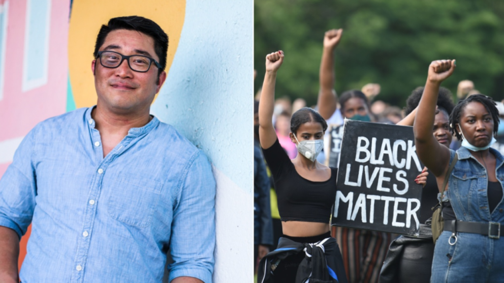 rewrite this title DNC hires new top exec with long history of pushing racial grievances, leftist ideology