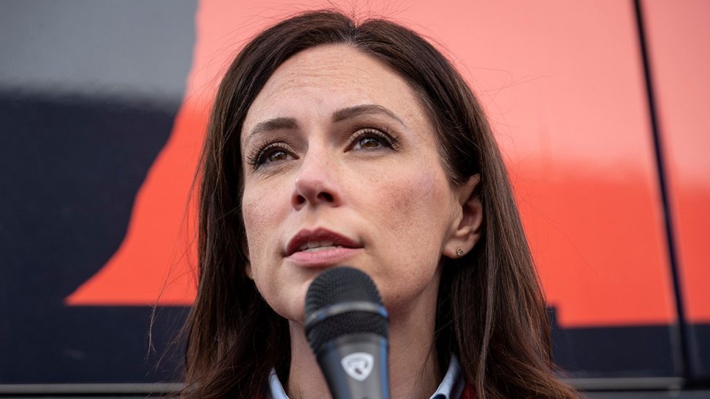 rewrite this title Republican Tudor Dixon praises Trump as she eyes 2026 run for governor or Senate in key battleground