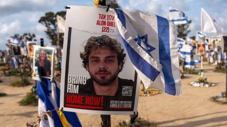 rewrite this title Mother of injured Hamas hostage directs plea to 'every mother in this world' to help secure son's release