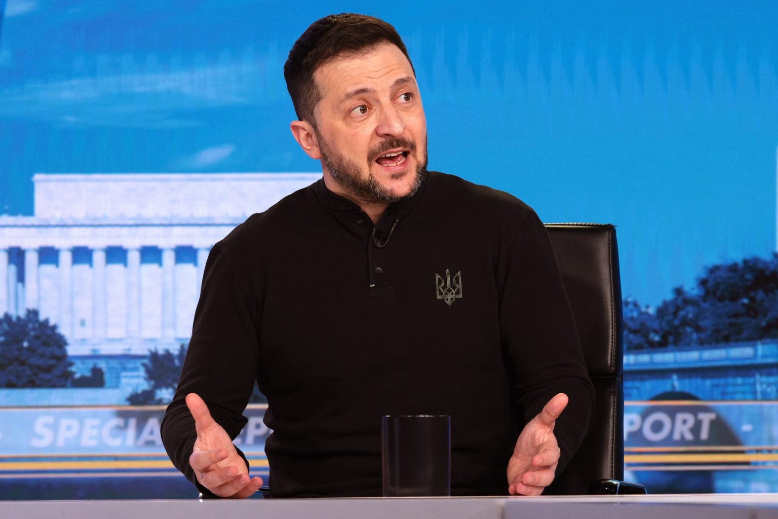 rewrite this title Zelenskyy says ire with Trump began with pro-Putin rhetoric