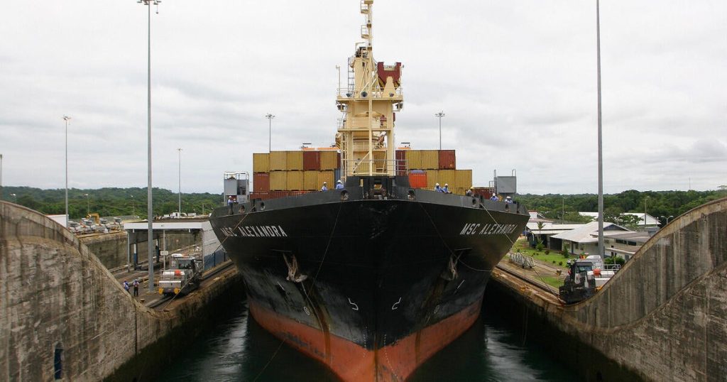 rewrite this title BlackRock strikes $23 billion deal to place Panama Canal ports under American control