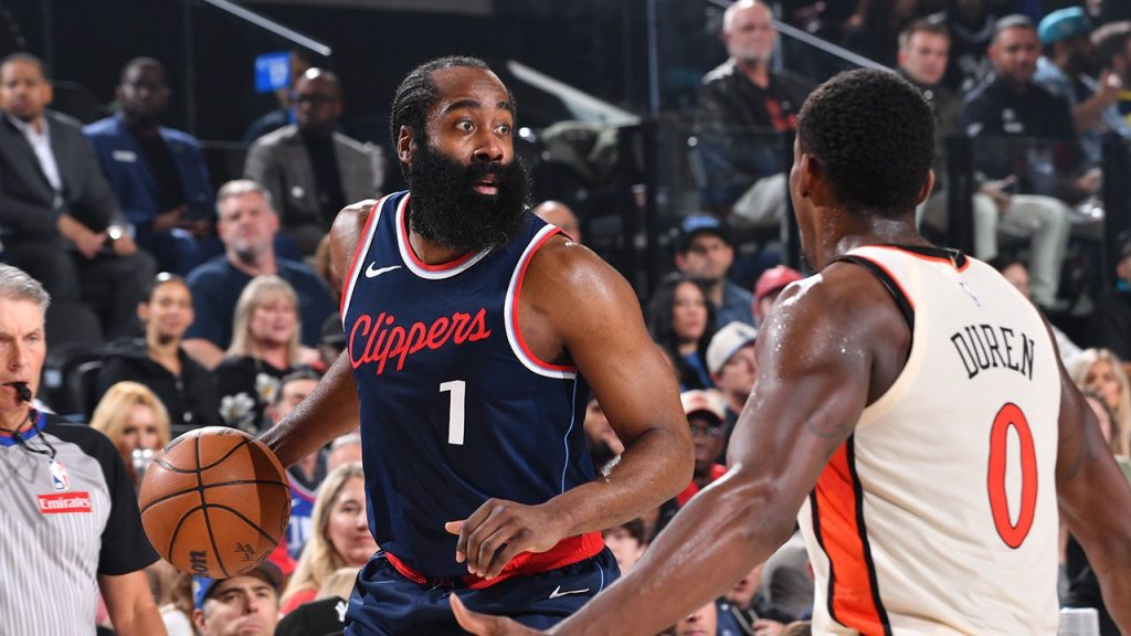 rewrite this title Clippers' James Harden delivers clear six-word response after stellar scoring performance