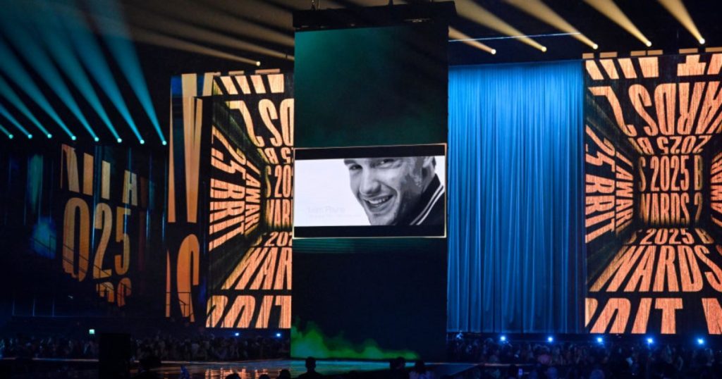 rewrite this title 2025 Brit Awards Honor Liam Payne With Emotional Tribute After His Death