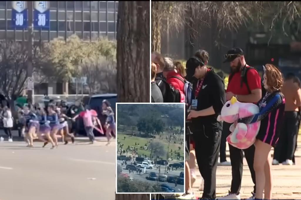 rewrite this title Active-shooter alarm sparks mass stampede at national cheerleading championship: ‘Pandemonium’