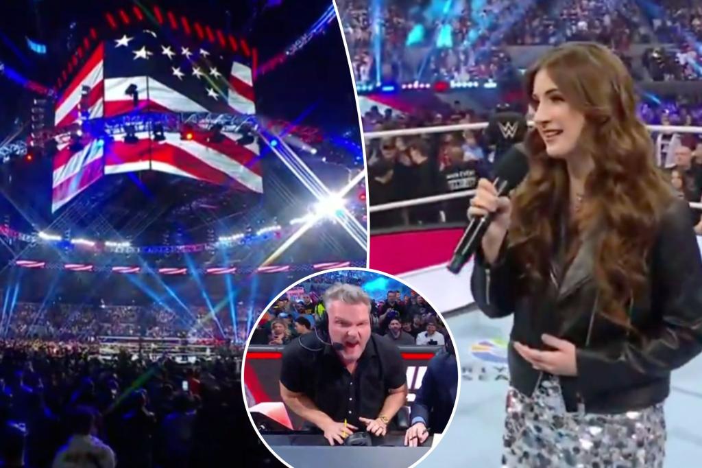 rewrite this title Canadian WWE fans boo Star Spangled Banner — setting off host Pat McAfee: ‘Terrible country’