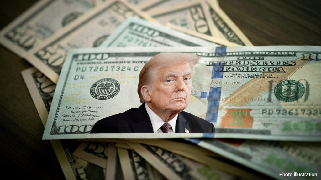 rewrite this title All about the Dons: House GOP bill would put Trump's face on $100 note